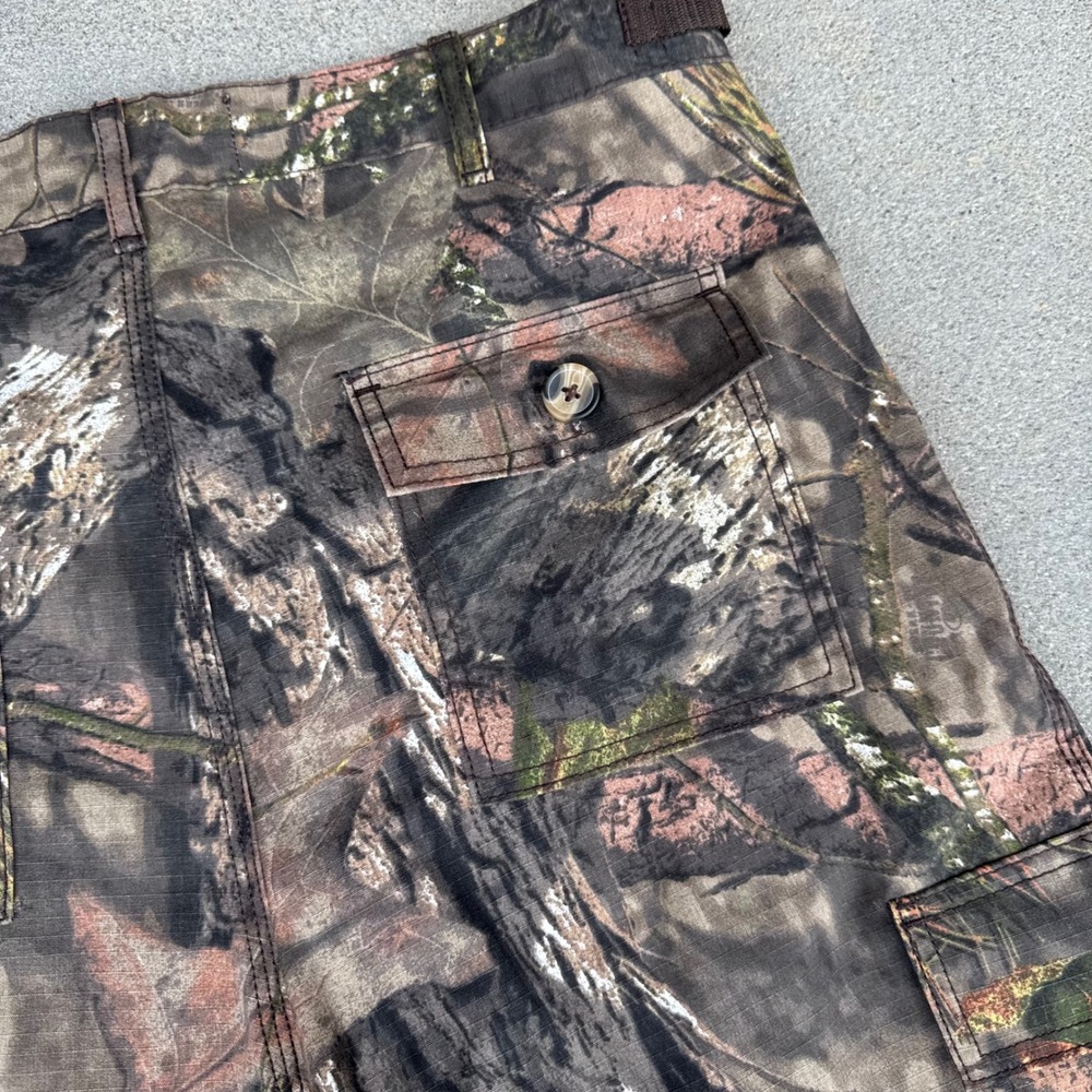 Rustic Ridge Mens Mossy Oak Camo Cargo Pants Ripstop Hunting Tactical Size M - Picture 9 of 10